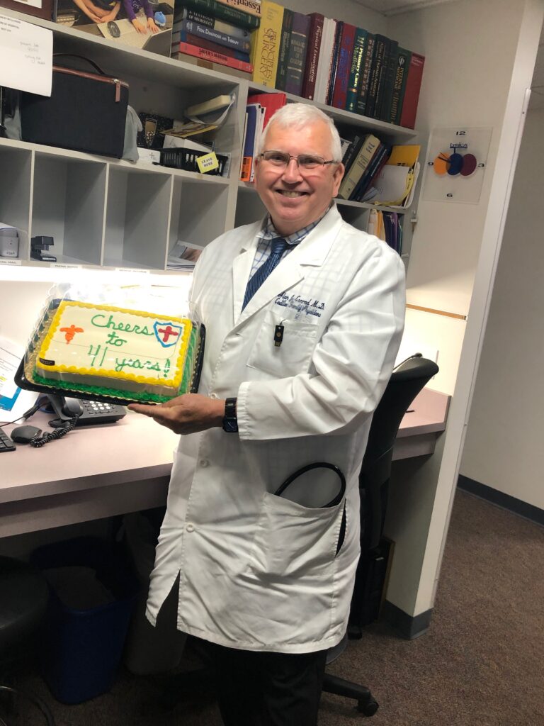Dr. Conrad celebrates 41 years at Cadillac Family Physicians