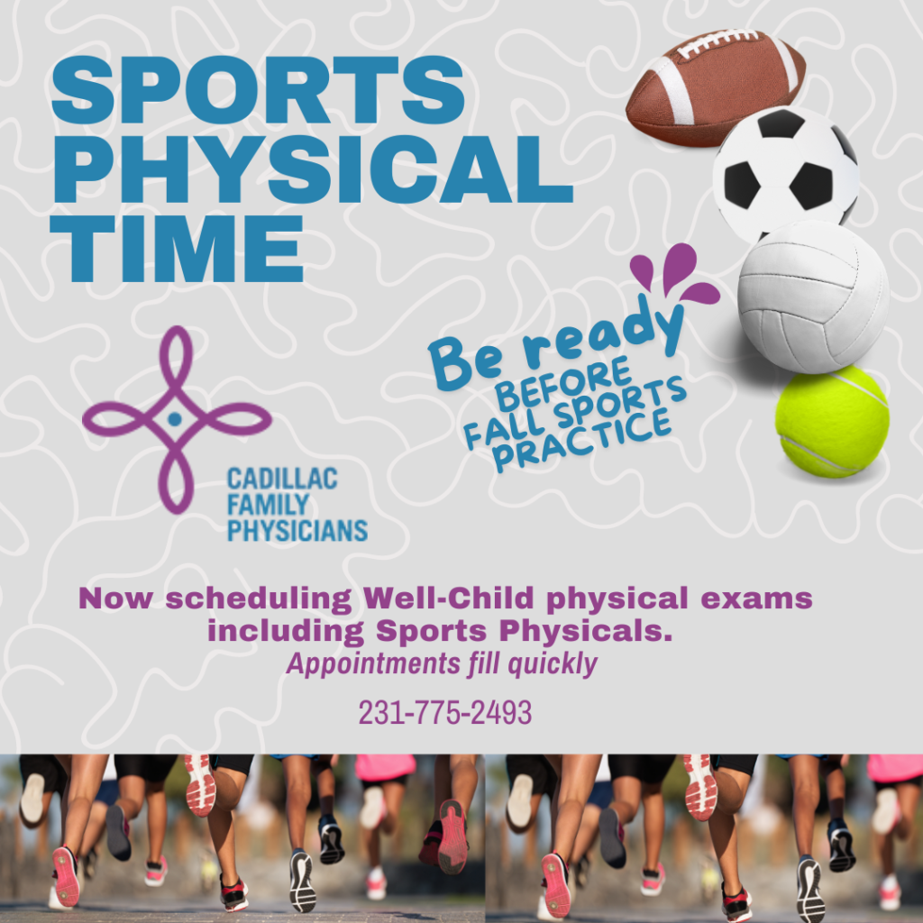 schedle your sports physical